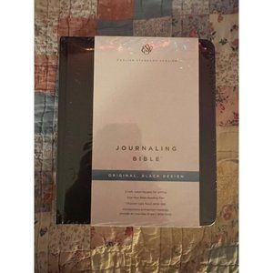 ESV Journaling Bible Black Brand NEW